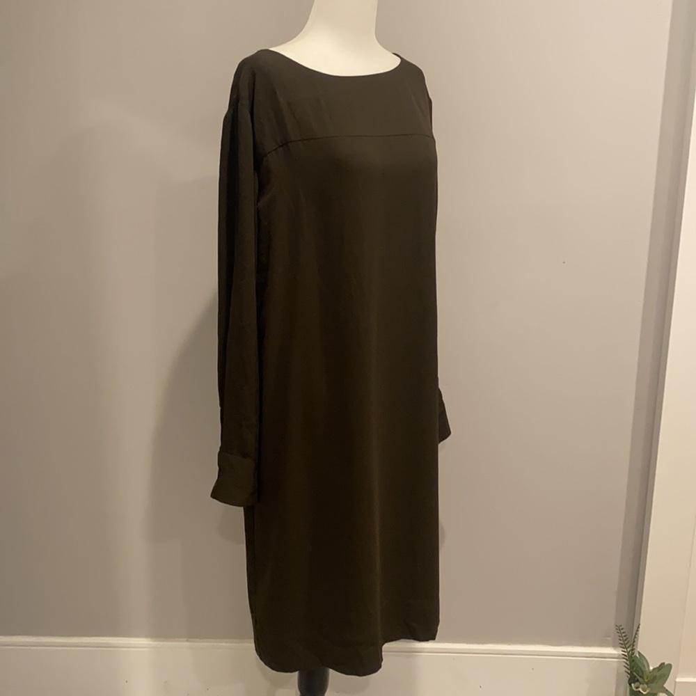 Babaton Dark Olive Long Sleeve Dress - Picture 2 of 5